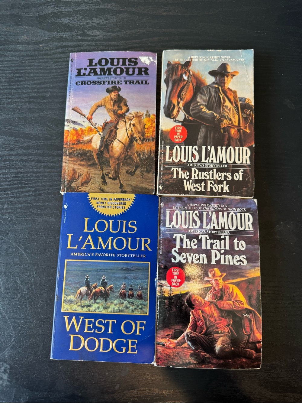4 Louis L'Amour Books